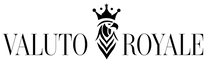 Valuto Royale logo — crowned eagle mark above the wordmark